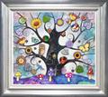 Top Selling Artwork - ORIGINAL -  Blue Tree Of Charms