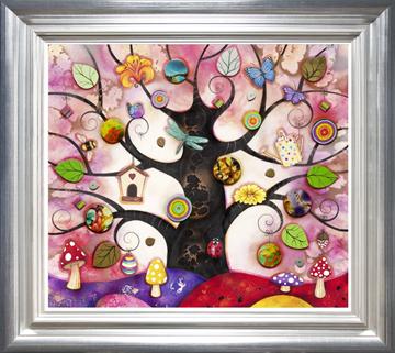 Pink Tree Of Charms By Kerry Darlington